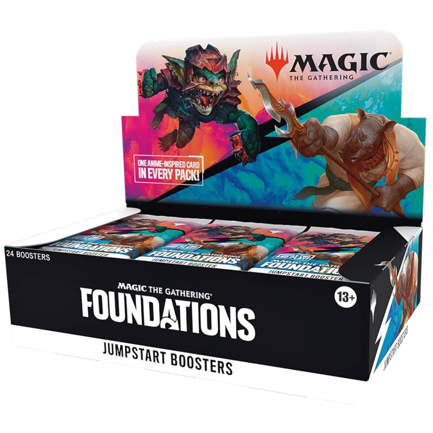 Magic: The Gathering Jumpstart Foundations Booster Box - 24 Packs Included - Image 1
