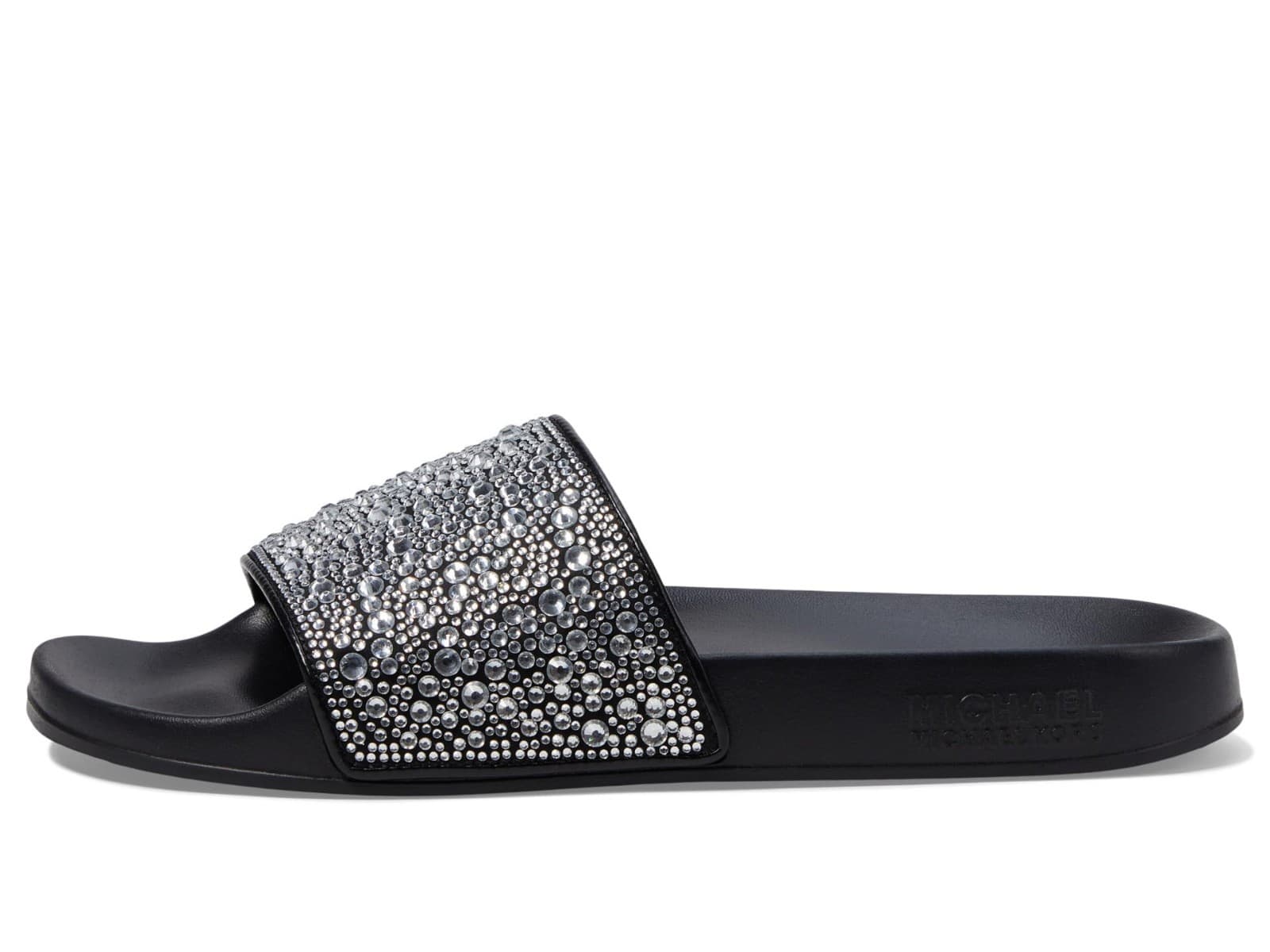 Women Michael Kors MK Gilmore Slide Sandals Black 8 M - Thumbnail 2