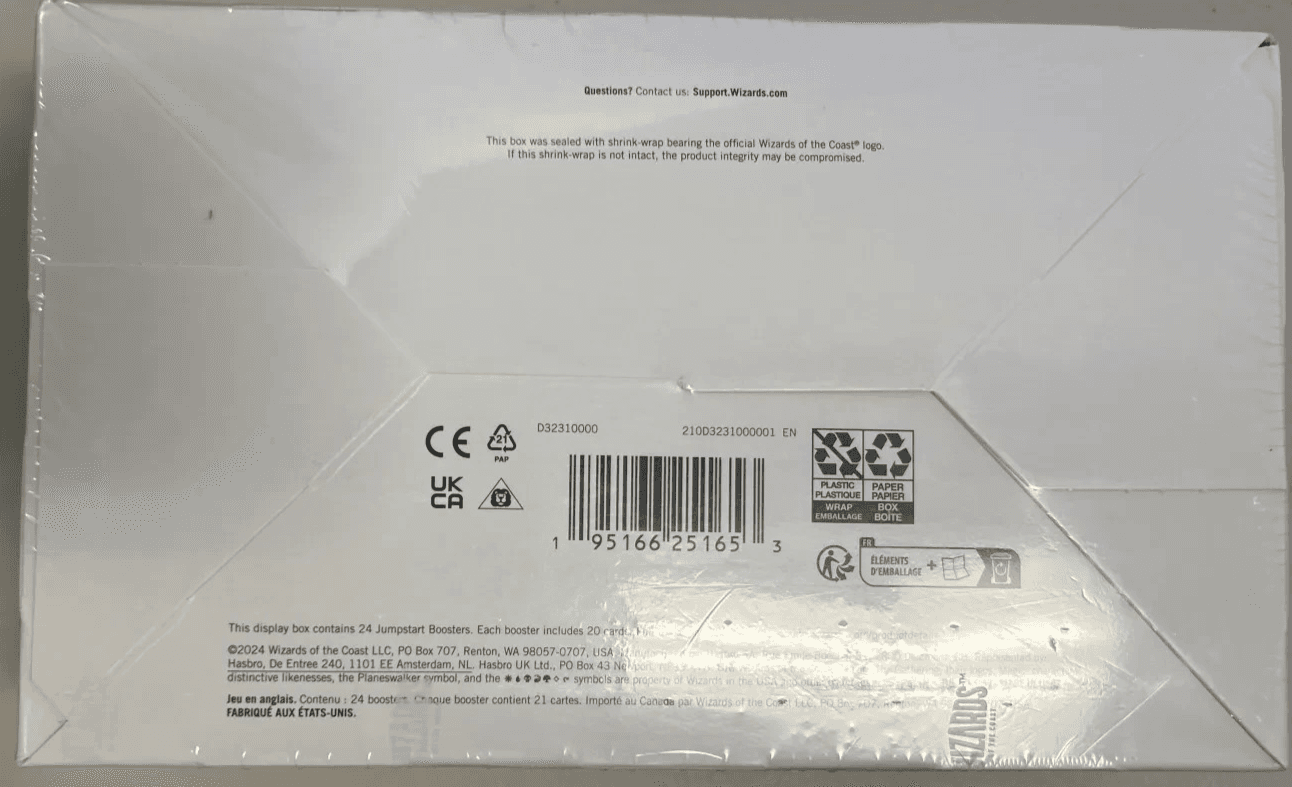 The Gathering Foundations Jumpstart 2025 Booster Box – 24 Packs – Sealed - Thumbnail 4