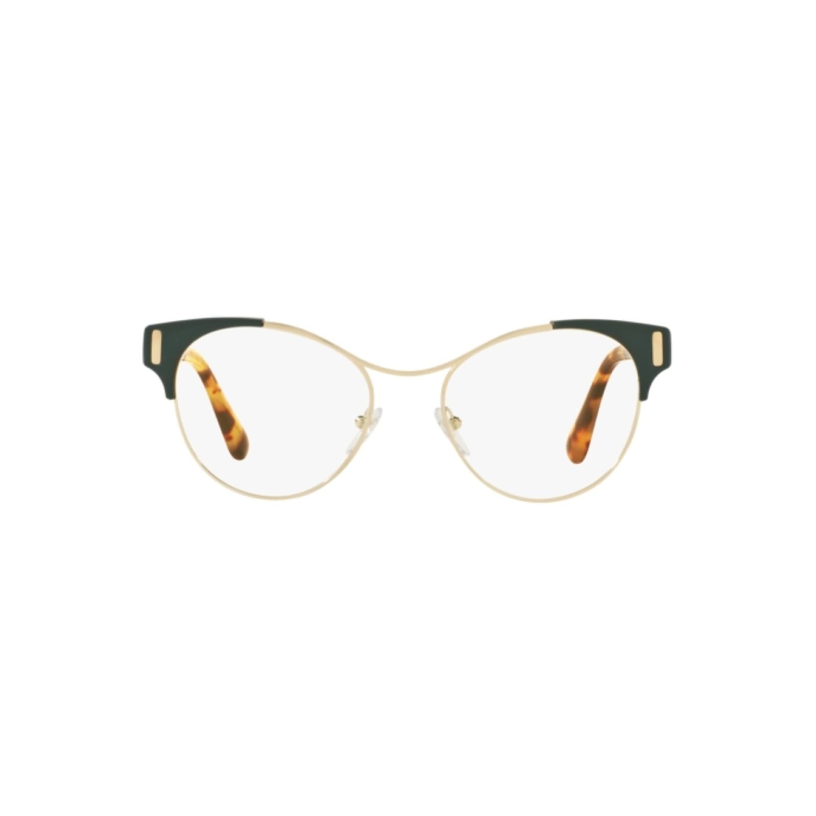 PRADA PR61T VAY-1O1 Pale Gold/Blue Eyeglasses New Authentic 52-18-135 - Thumbnail 5