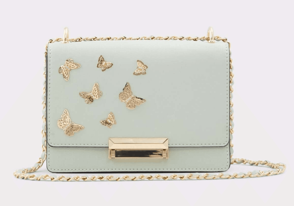 ALDO Dalsby Light Green Butterfly One Size New - Image 1