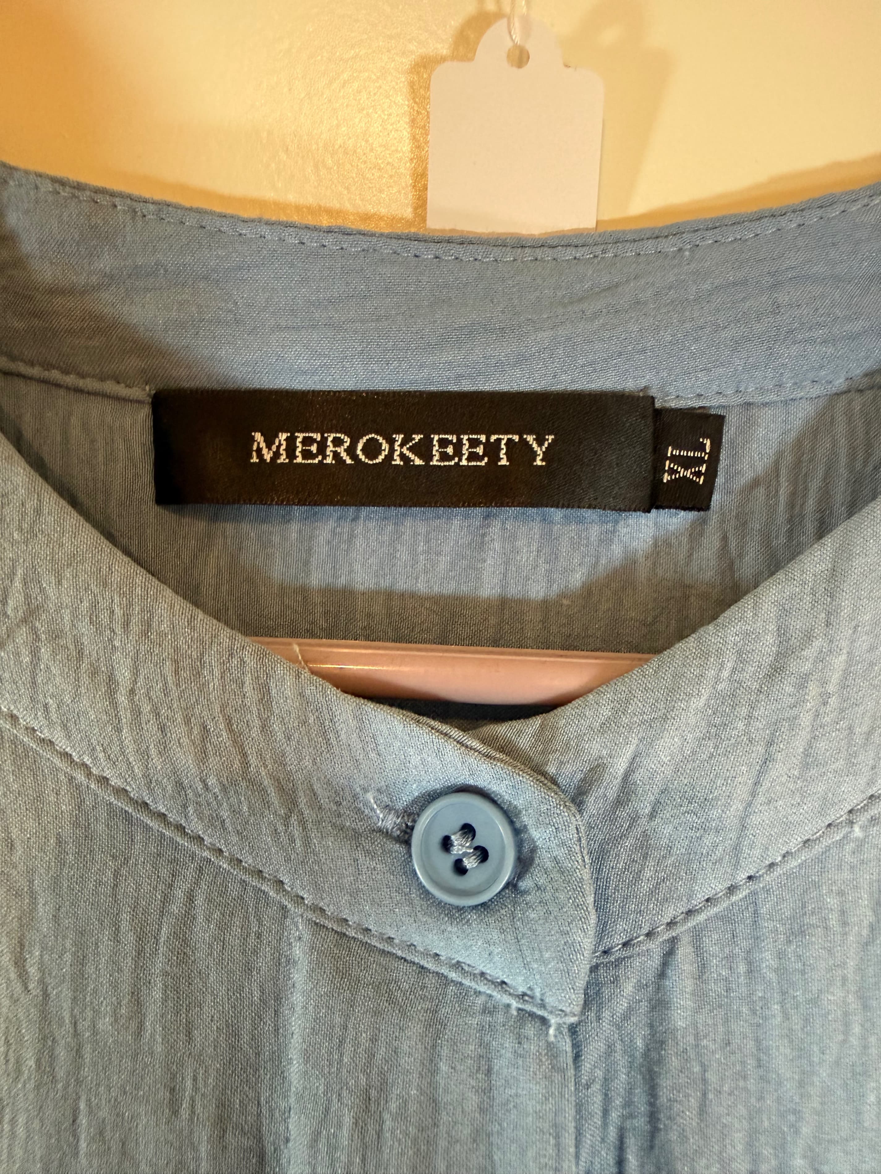 Merokeety Blue Maxi Dress Size M - Thumbnail 2