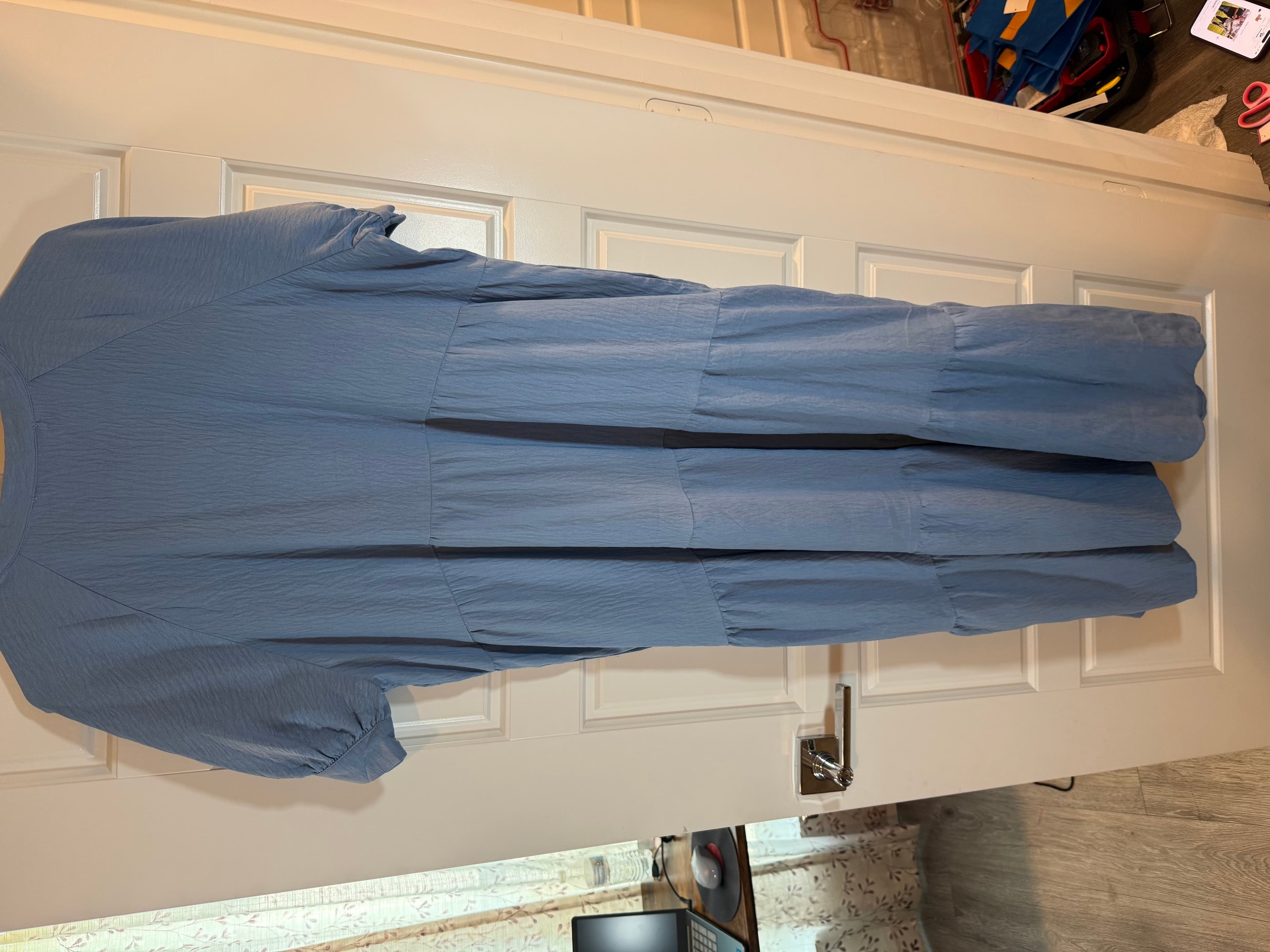 Merokeety Blue Maxi Dress Size M - Image 1