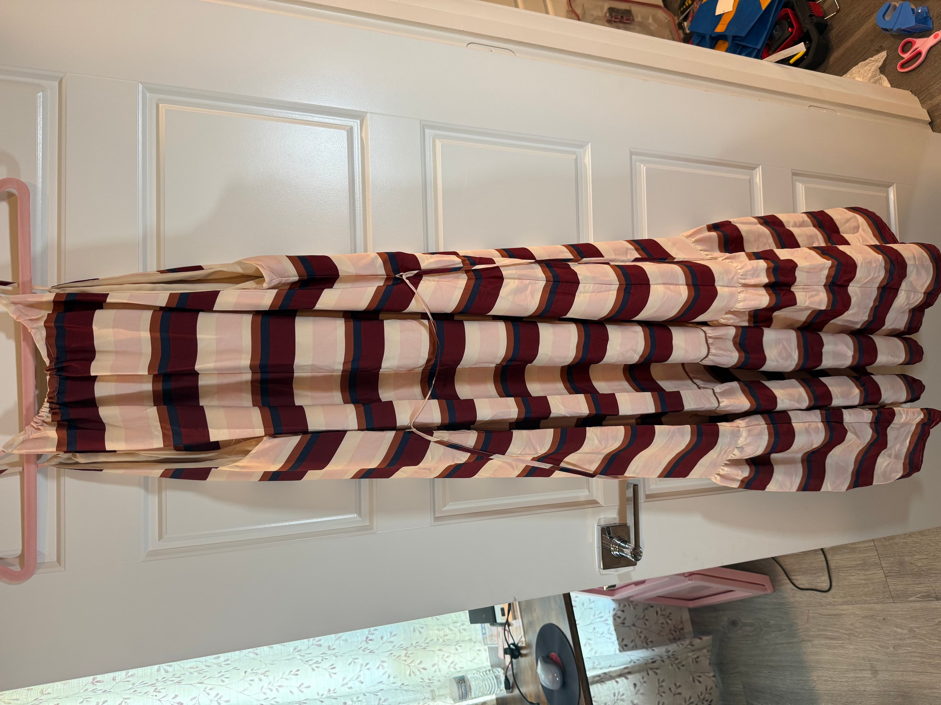 Banana Republic Striped Maxi Dress Size L - Image 1