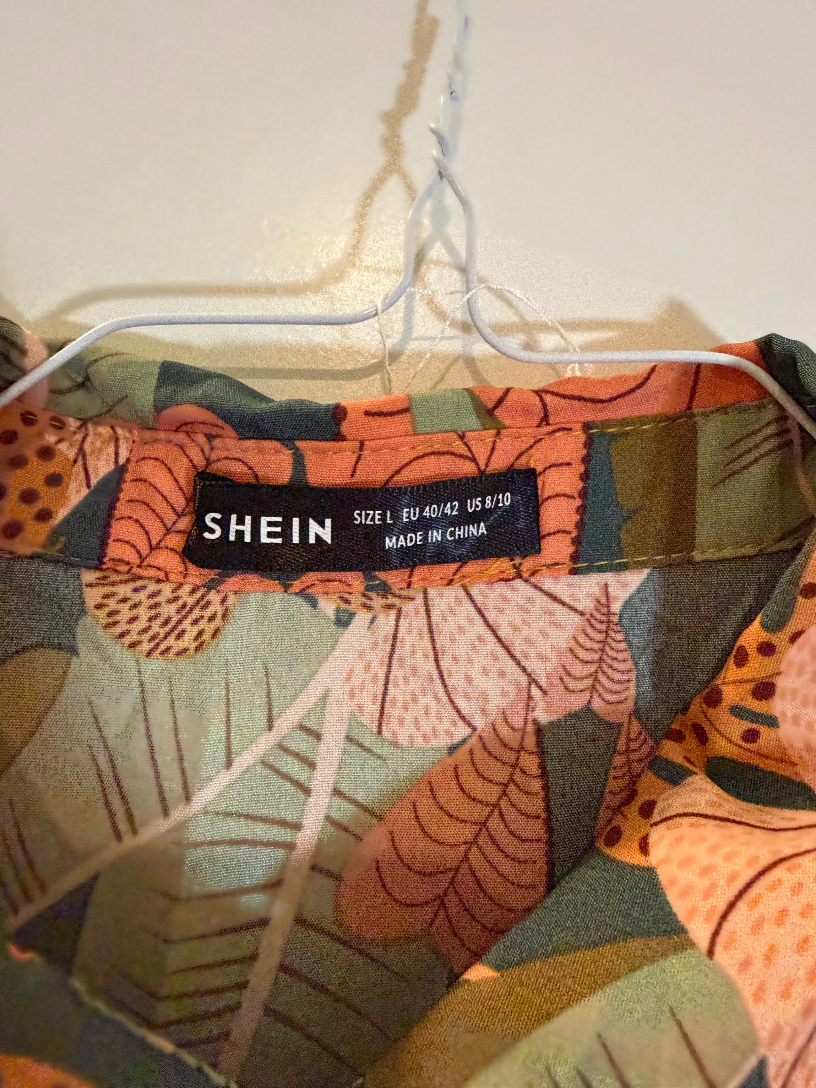 SHEIN Floral Print Dress Size L - Thumbnail 2