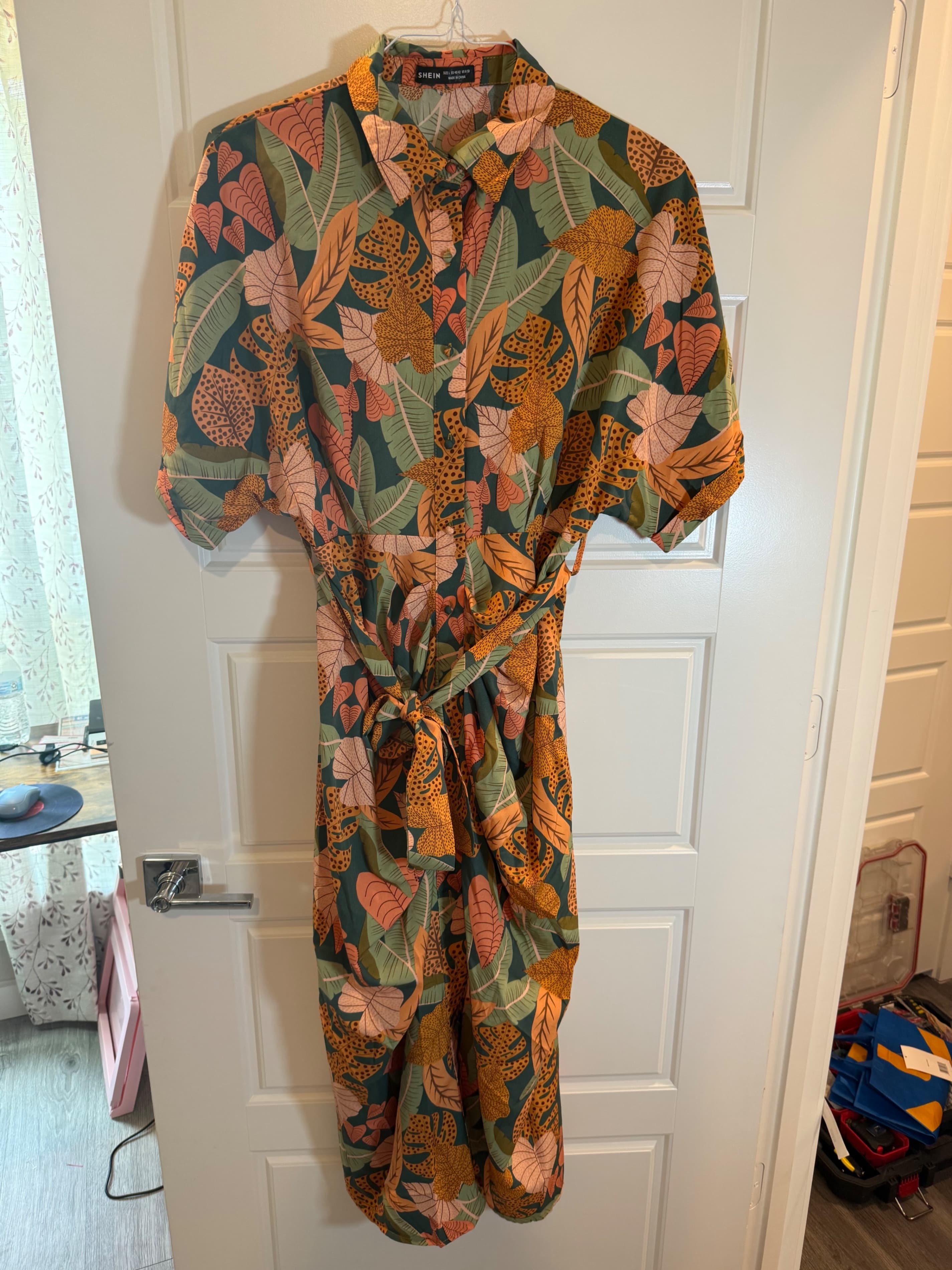 SHEIN Floral Print Dress Size L - Thumbnail 3