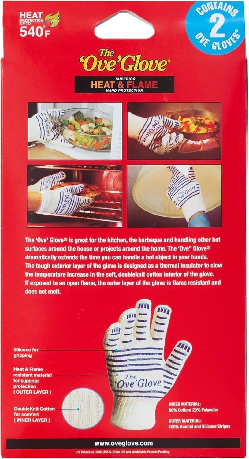The Ove Glove - Superior Heat & Flame Hand Protection - Pack of 2 Oven Mitts - Thumbnail 3