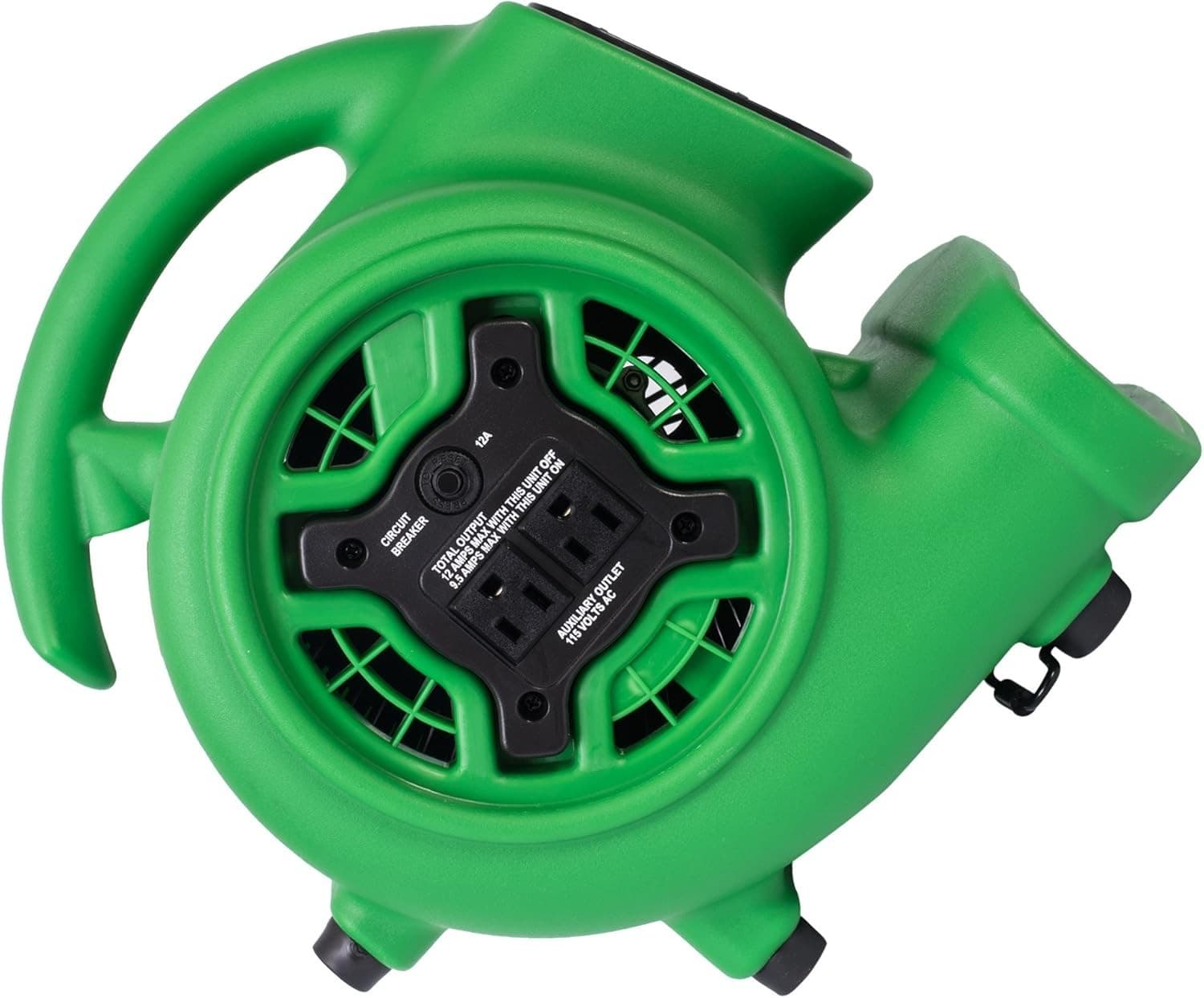 XPOWER P-230AT Mini Mighty 1/4 HP 925 CFM Centrifugal Air Mover, Carpet Dryer, - Thumbnail 4