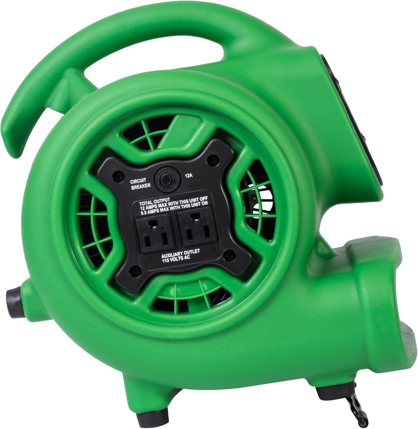 XPOWER P-230AT Mini Mighty 1/4 HP 925 CFM Centrifugal Air Mover, Carpet Dryer, - Thumbnail 3