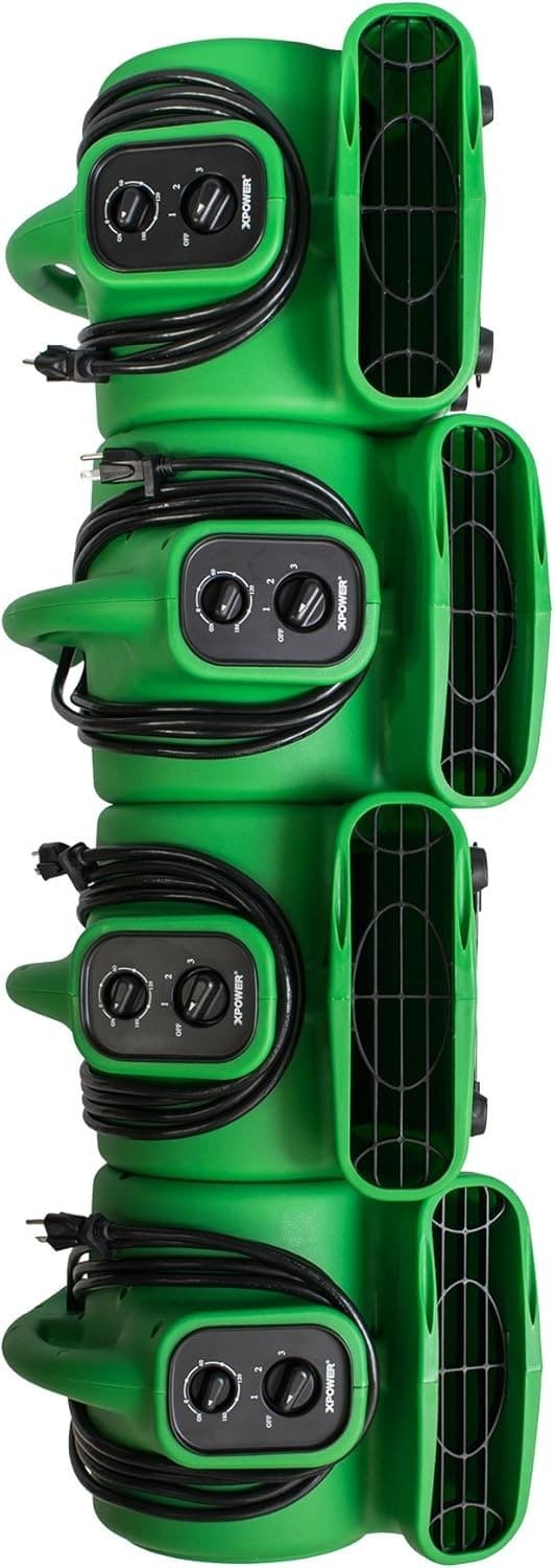XPOWER P-230AT Mini Mighty 1/4 HP 925 CFM Centrifugal Air Mover, Carpet Dryer, - Thumbnail 15