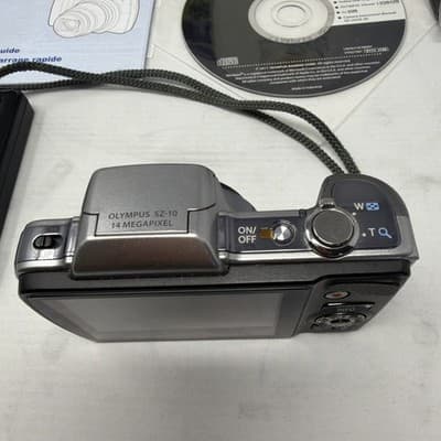 OLYMPUS SZ-10 14.0MP Compact Digital Camera Silver - Thumbnail 5
