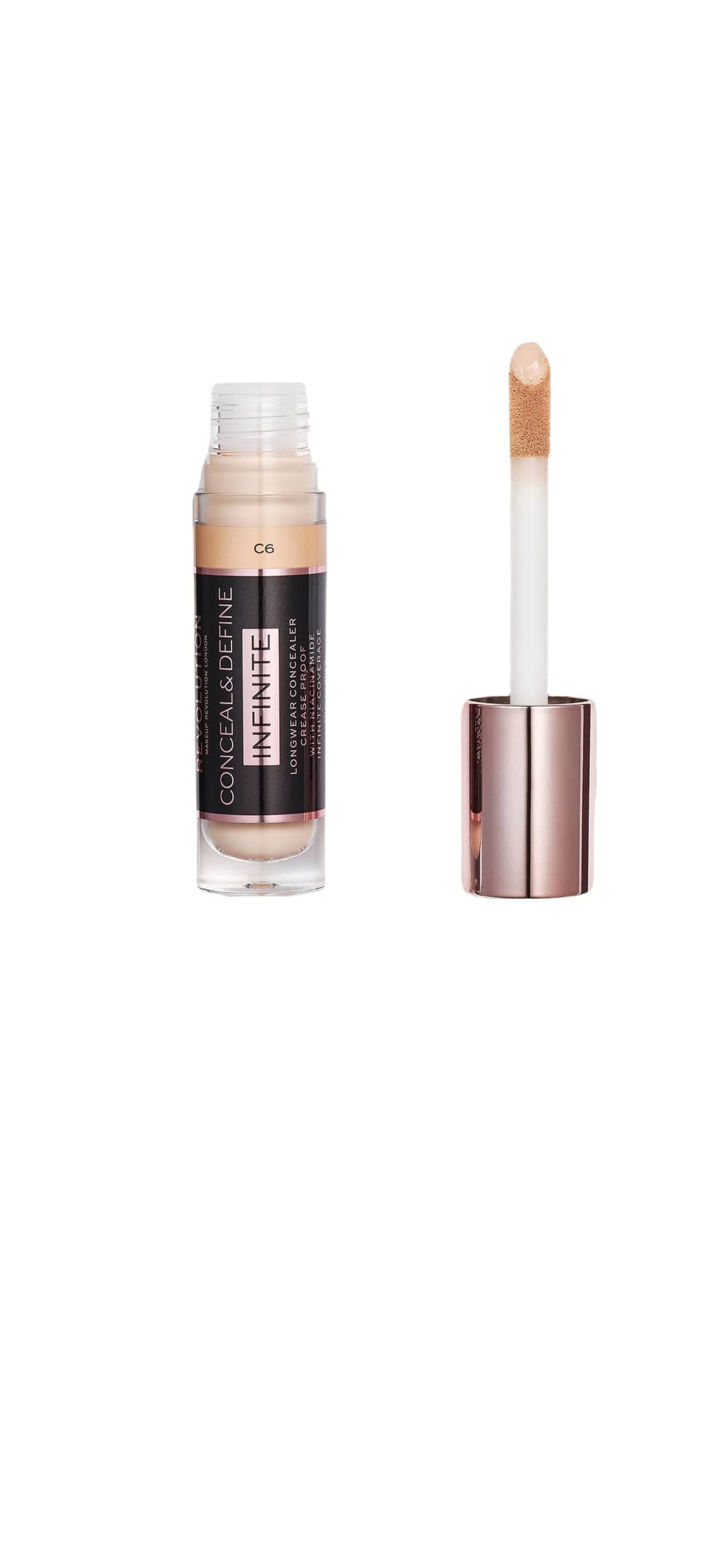 Makeup Revolution Conceal & Define Infinite Longwear Concealer XL 9ml (Various Shades) - C1 - Thumbnail 7