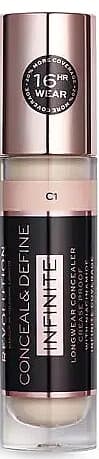 Makeup Revolution Conceal & Define Infinite Longwear Concealer XL 9ml (Various Shades) - C1 - Thumbnail 5
