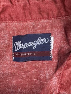 vintage Wrangler western snap shirt - Thumbnail 3