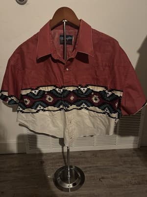 vintage Wrangler western snap shirt - Image 1