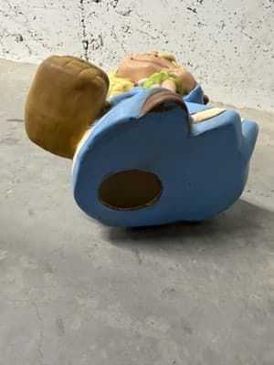 Vintage 1975 Atlantic Mold Company Ceramic Smiley Girl - Image 1