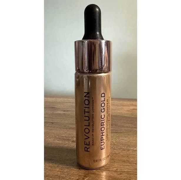 Makeup Revolution Liquid Highlighter ~ Rose Gold - Thumbnail 4