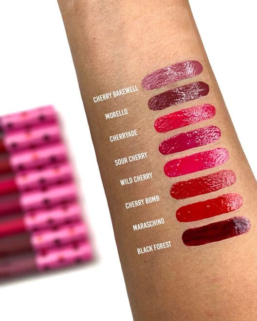 Makeup Revolution Vinyl Cherry Liquid Lipstick (Various Shades) - Wild Cherry - Thumbnail 3