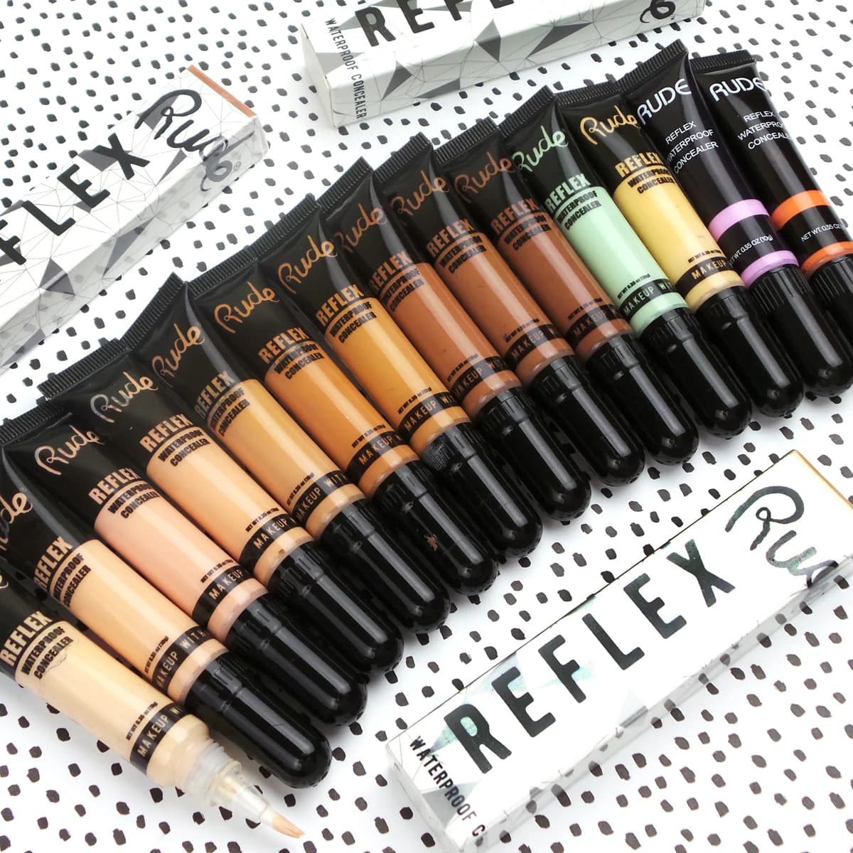 RUDE Reflex Waterproof Concealer - Yellow - Thumbnail 7