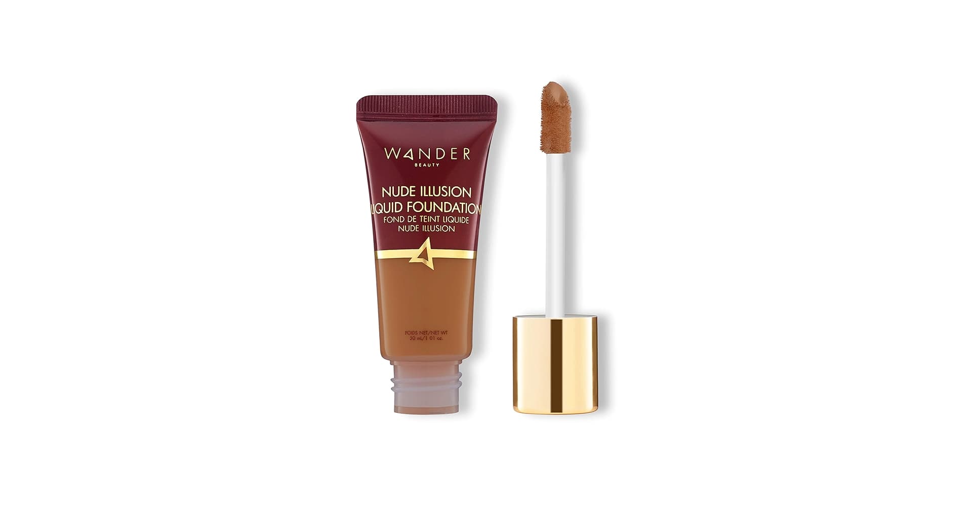 Wander Beauty Nude Illusion Liquid Foundation (Various Shades) - Rich Deep - Thumbnail 6