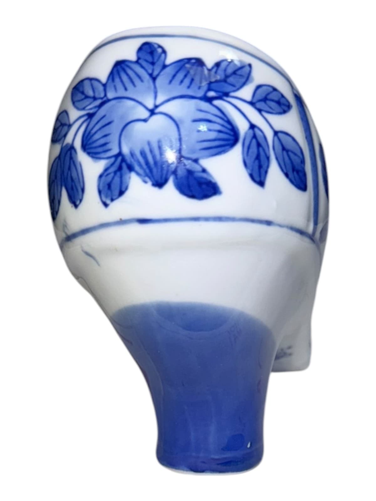 Vintage Seymour Mann China Blue Fine Porcelain Heeled Shoe Planter - Thumbnail 5