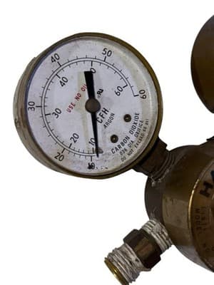 Harris 301-AR/CD60 Argon CO2 Welding Gas Regulator Flowmeter Gauge - Thumbnail 2