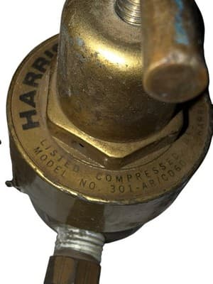 Harris 301-AR/CD60 Argon CO2 Welding Gas Regulator Flowmeter Gauge - Thumbnail 4