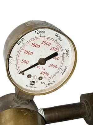 Harris 301-AR/CD60 Argon CO2 Welding Gas Regulator Flowmeter Gauge - Thumbnail 3