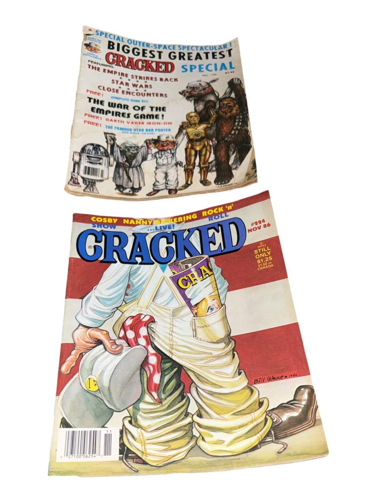 Lot of 4 Vintage CRACKED Magazine Sep 1980 #222 March 1981 #176 #171 - Thumbnail 5