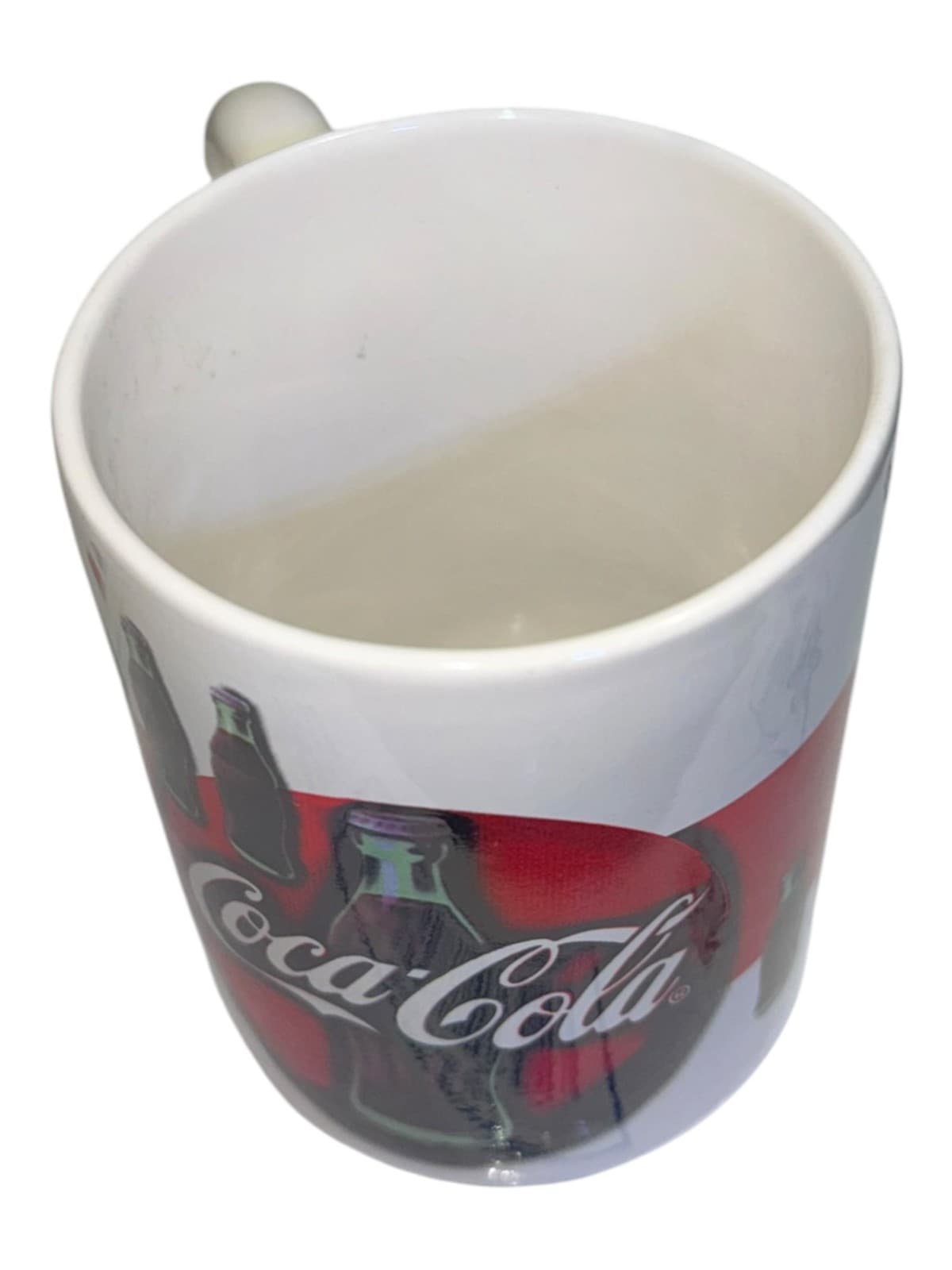 Vintage 1997 Gibson Coca-Cola Graphic Tea Coffee Mug White Ceramic - Thumbnail 7