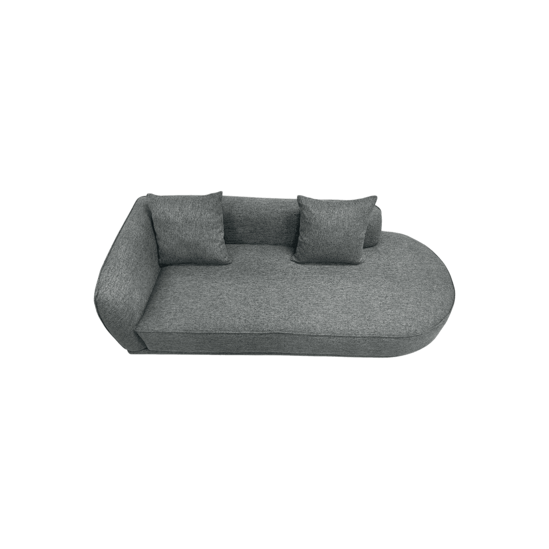 ChairVogue Comfortable Indoor Chaise Lounge Sofa: Solid Wood Frame Upholstered Chaise Lounge - Thumbnail 8