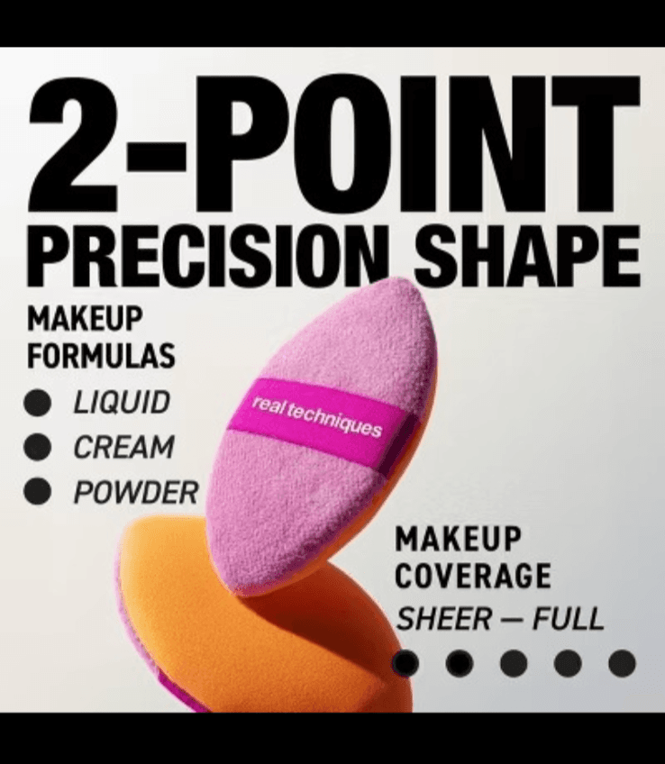 REAL TECHNIQUES MIRACLE 2 IN 1 POWDER PUFF EXPERT BLENDING MADE EASY - Thumbnail 5
