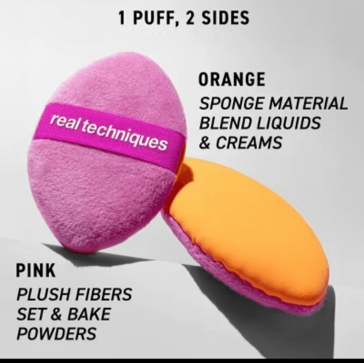 REAL TECHNIQUES MIRACLE 2 IN 1 POWDER PUFF EXPERT BLENDING MADE EASY - Thumbnail 4