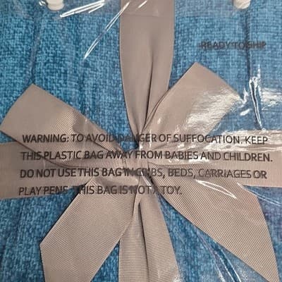 Battilo Chenille Throw Blanket Teal 51x59in 130x150cm Solid Rectangular BTL19434 - Thumbnail 2