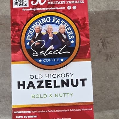 Founding Fathers Select Old Hickory Hazelnut Ground Coffee Medium Roast 50 Pack - Thumbnail 2