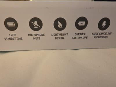 wireless headset with mic - Thumbnail 3