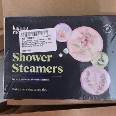 Laguna Moon Aromatherapy Shower Steamers 6 Pack Assorted Scents Lavender Mint