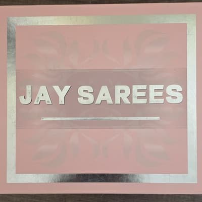 JAY SAREES Light Therapy Mask White Pink with Crown Logo Facial Skin Care Device