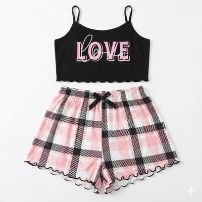 pajama set women - Thumbnail 2