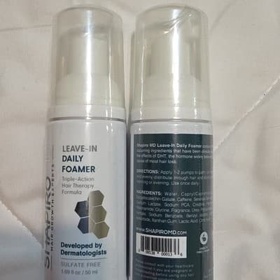 Shapiro MD Leave-In Daily Foamer Sulfate-Free 1.69 fl oz - Thumbnail 3