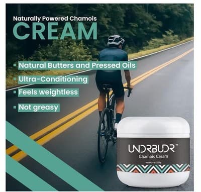 UNDRBUDR Chamois Cream, Anti Chafing Cream, Ultra Low Friction, Naturally Enr... - Thumbnail 5