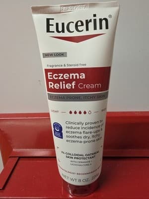 Eucerin Eczema Relief Cream, Full Body Lotion - 8oz Exp 06/2027