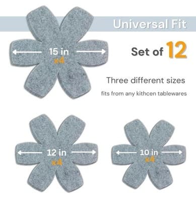 Savuk Pot And Pan Protectors Set Of 12 - Thumbnail 5