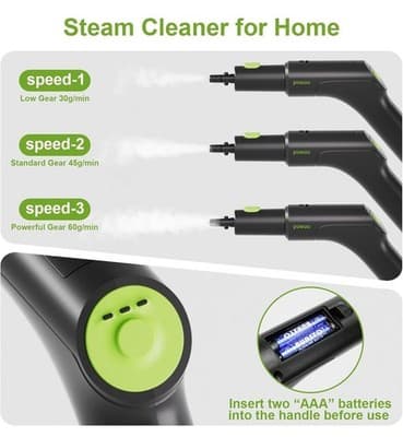 Poeuu 1500w Portable Steam Cleaner - Thumbnail 3