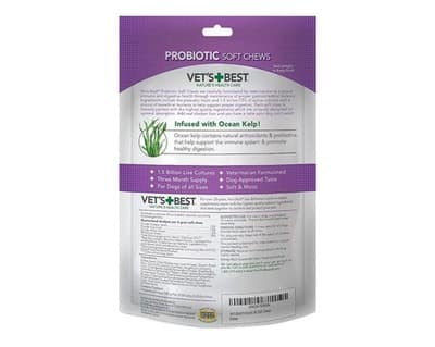 Vet's Best Probiotic Soft Chews Dog Supplement, 30 ct - Thumbnail 8
