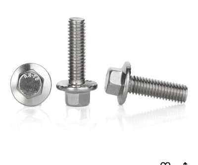 M6x25mmn Flanged Hex Head Bolt - Thumbnail 2