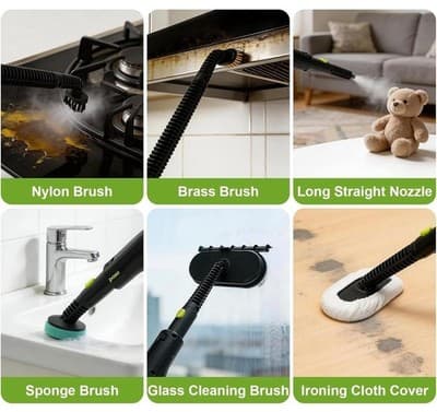 Poeuu 1500w Portable Steam Cleaner - Thumbnail 5