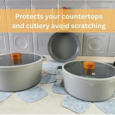 Savuk Pot And Pan Protectors Set Of 12 - Thumbnail 4