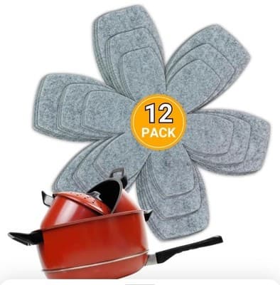 Savuk Pot And Pan Protectors Set Of 12 - Thumbnail 6