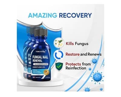 Tobcharm Fungal Nail Renewal Maximum Strength Treatment 0.5 fl oz 2 Bottles - Thumbnail 2